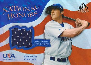 2004 SP Prospects - National Honors USA Jersey #NH-TC Trevor Crowe Front
