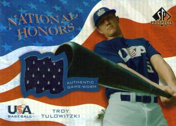 2004 SP Prospects - National Honors USA Jersey #NH-TT Troy Tulowitzki Front