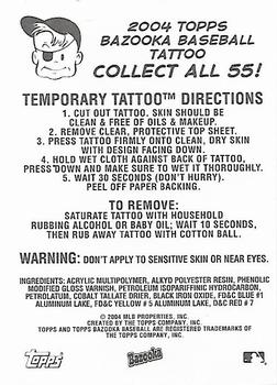 2004 Bazooka - Tattoos #NNO Tim Salmon Back