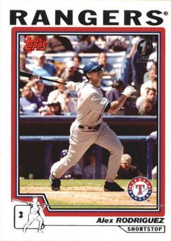 2004 Topps 1st Edition #100 Alex Rodriguez Front