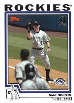 2004 Topps 1st Edition #110 Todd Helton Front