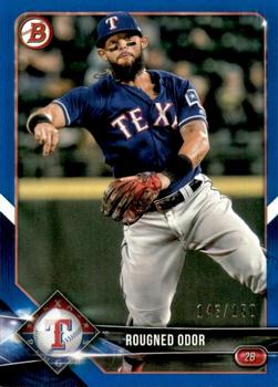 2018 Bowman - Blue #86 Rougned Odor Front