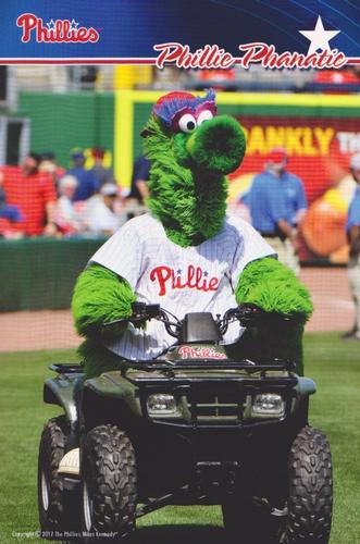 2017 Philadelphia Phillies #NNO Phillie Phanatic Front