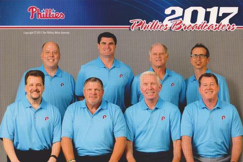 2017 Philadelphia Phillies #NNO Broadcasters Front