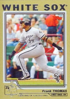 2004 Topps - Gold #49 Frank Thomas Front