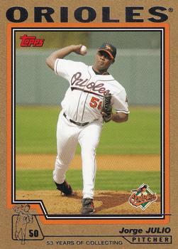 2004 Topps - Gold #212 Jorge Julio Front