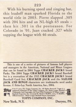 2004 Topps Cracker Jack #223 Juan Pierre Back