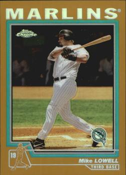 2004 Topps Chrome - Gold Refractors #55 Mike Lowell Front