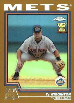 2004 Topps Chrome - Gold Refractors #62 Ty Wigginton Front