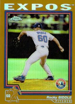 2004 Topps Chrome - Gold Refractors #178 Rocky Biddle Front
