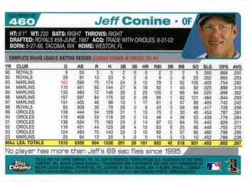 2004 Topps Chrome - Gold Refractors #460 Jeff Conine Back