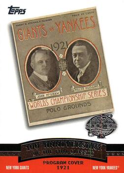 2004 Topps - Fall Classic Covers #FC1921 1921 World Series Front