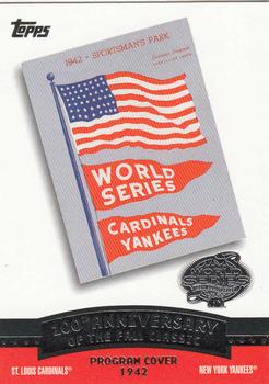 2004 Topps - Fall Classic Covers #FC1942 1942 World Series Front