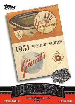 2004 Topps - Fall Classic Covers #FC1951 1951 World Series Front