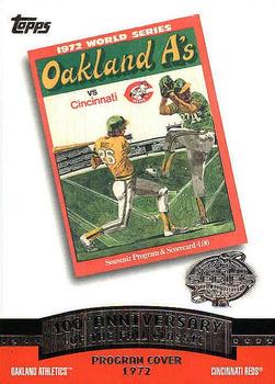 2004 Topps - Fall Classic Covers #FC1972 1972 World Series Front