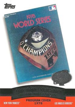 2004 Topps - Fall Classic Covers #FC1978 1978 World Series Front
