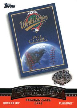 2004 Topps - Fall Classic Covers #FC1992 1992 World Series Front