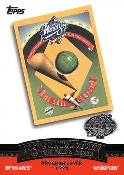 2004 Topps - Fall Classic Covers #FC1998 1998 World Series Front
