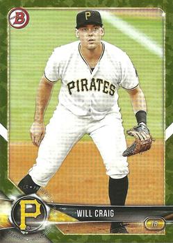 2018 Bowman - Prospects Camo #BP146 Will Craig Front