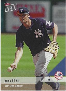 2018 Topps Now Road to Opening Day New York Yankees #OD-37 Greg Bird Front