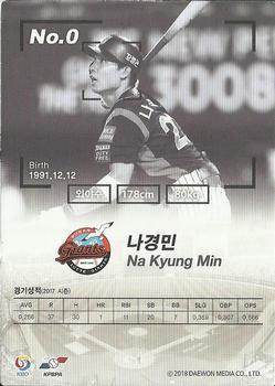 2017 SCC KBO League - Rookie #SCC-01-LT20/RO Kyung-Min Na Back