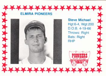 1988 Cain Elmira Pioneers #3 Steve Michael Front