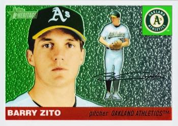 2004 Topps Heritage - Chrome #THC18 Barry Zito Front