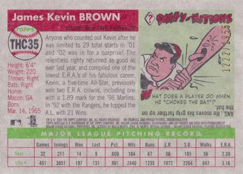 2004 Topps Heritage - Chrome #THC35 Kevin Brown Back