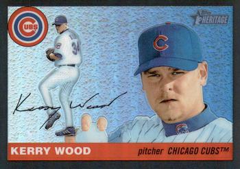 2004 Topps Heritage - Chrome Black Refractors #THC23 Kerry Wood Front