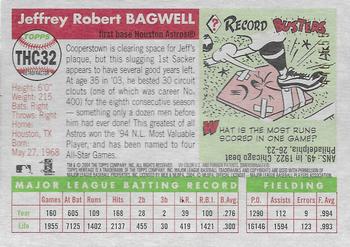 2004 Topps Heritage - Chrome Refractors #THC32 Jeff Bagwell Back