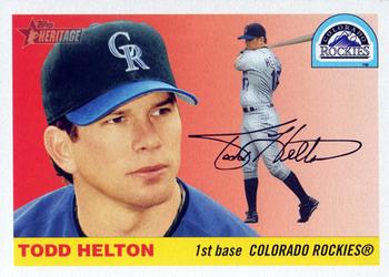 2004 Topps Heritage #70 Todd Helton Front