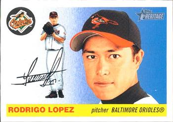 2004 Topps Heritage #139 Rodrigo Lopez Front