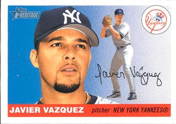 2004 Topps Heritage #199 Javier Vazquez Front