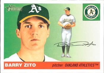 2004 Topps Heritage #342 Barry Zito Front