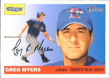 2004 Topps Heritage #387 Greg Myers Front