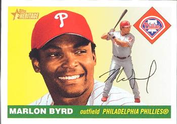 2004 Topps Heritage #427 Marlon Byrd Front