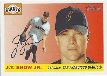 2004 Topps Heritage #430 J.T. Snow Jr. Front