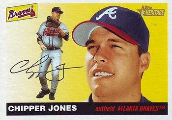 2004 Topps Heritage #40 Chipper Jones Front