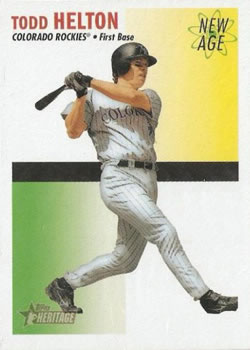 2004 Topps Heritage - New Age Performers #NAP12 Todd Helton Front