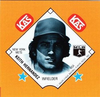 1985 KAS Discs - 1985 KAS Squares #NNO Keith Hernandez Front