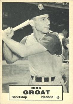 1963 Topps Dice Game #NNO Dick Groat Front