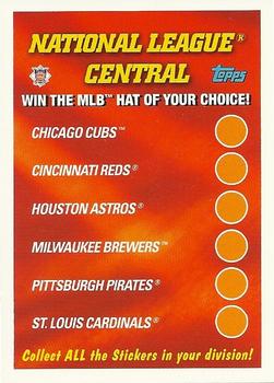 2002 Topps - Logo Race #NNO National League Central Front