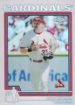 2004 Topps Traded & Rookies - Chrome Refractors #T31 Larry Walker Front