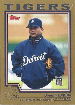 2004 Topps Traded & Rookies - Gold #T54 Ugueth Urbina Front