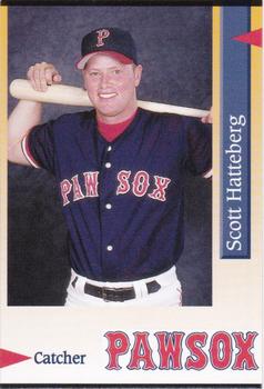 1995 Pawtucket Red Sox #12 Scott Hatteberg Front