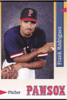 1995 Pawtucket Red Sox #30 Frank Rodriguez Front