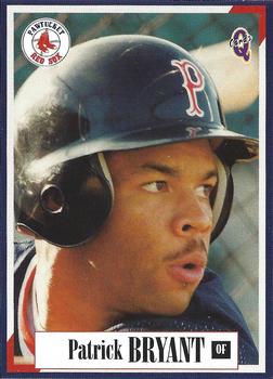 1998 Blueline Q-Cards Pawtucket Red Sox #8 Patrick Bryant Front
