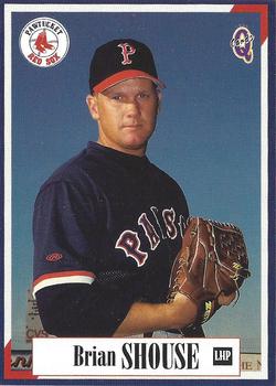 1998 Blueline Q-Cards Pawtucket Red Sox #26 Brian Shouse Front