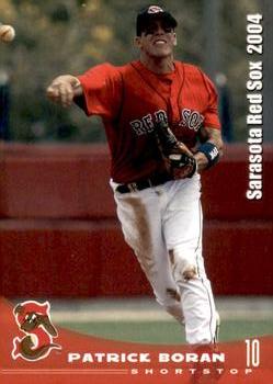 2004 Grandstand Sarasota Red Sox #NNO Patrick Boran Front