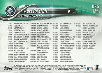 2018 Topps Update #US5 Paxton Throws No-No Back